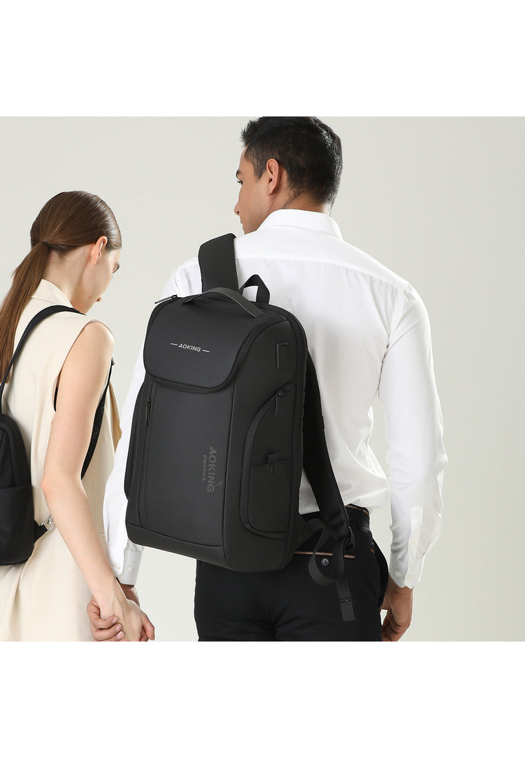 aoking travel backpack AOKING Travel and Business 2-in-1 Backpack SN4008 Black – Aoking HK