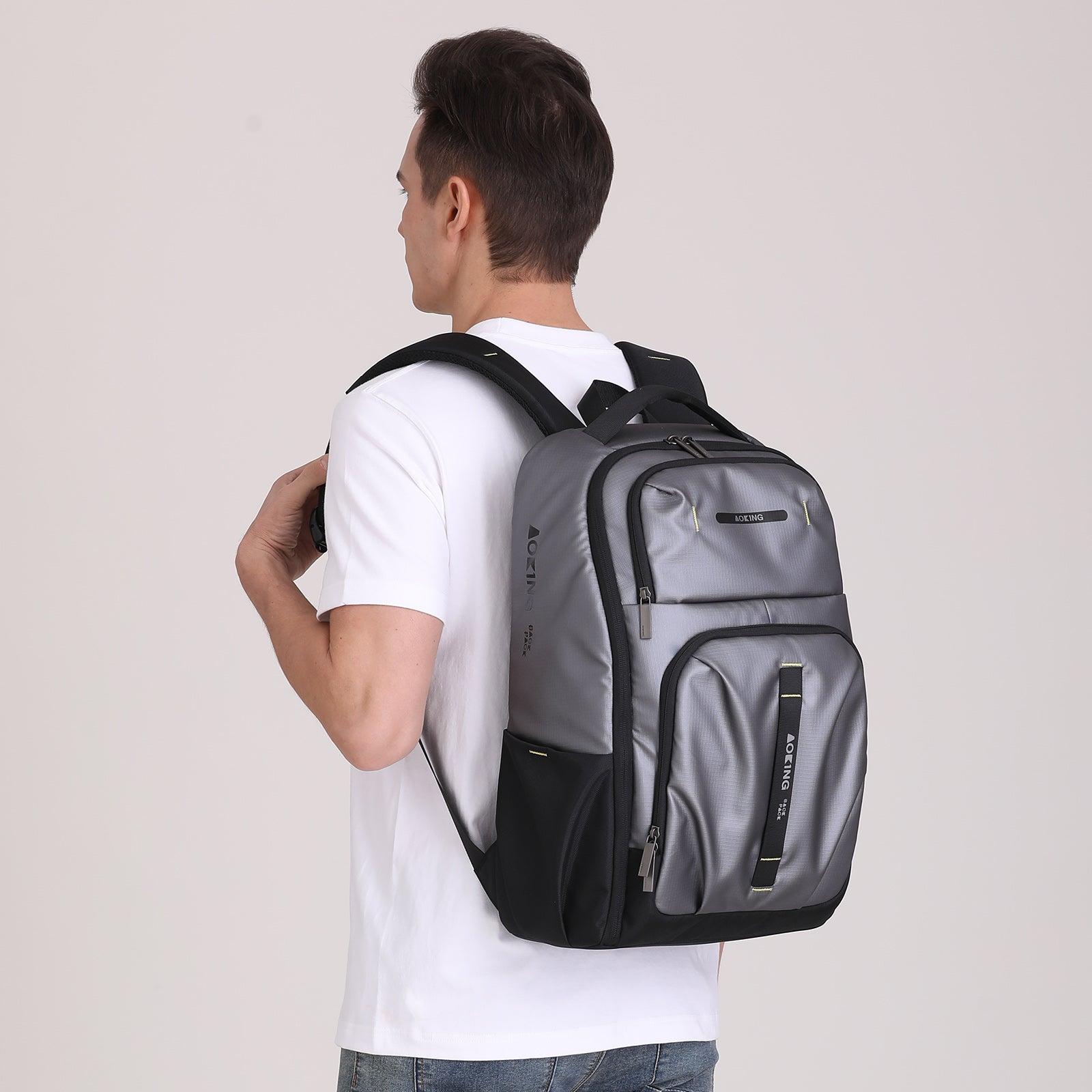 Travel business backpack SN2640 Silver