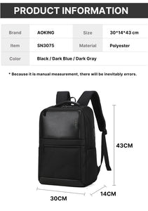 Aoking Business Laptop Backpack SN3075 Black
