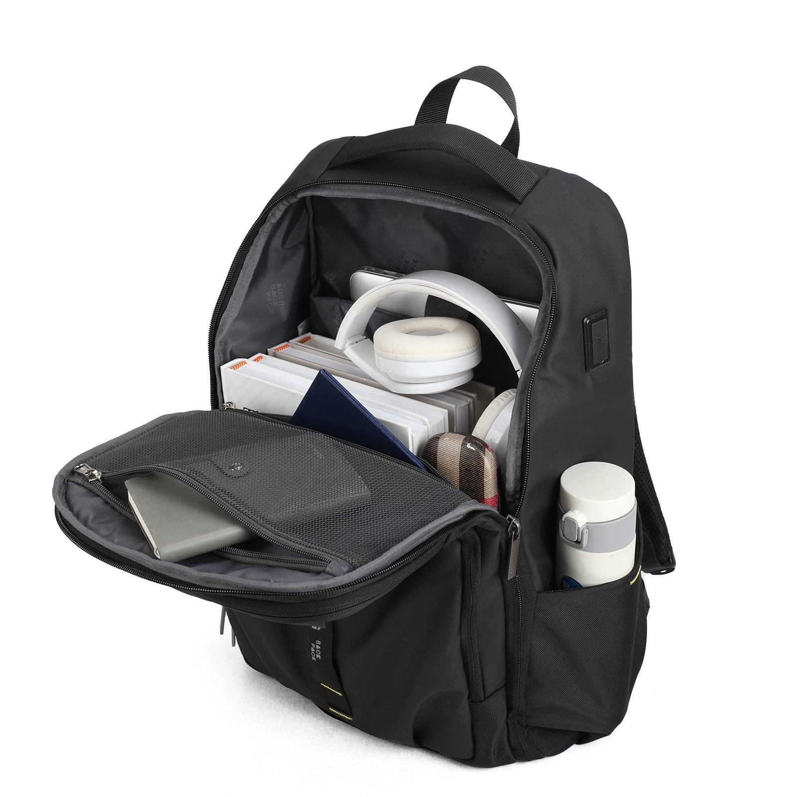 Travel business backpack SN2640 Silver