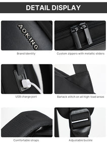 Aoking Business Laptop Backpack SN3075 Black