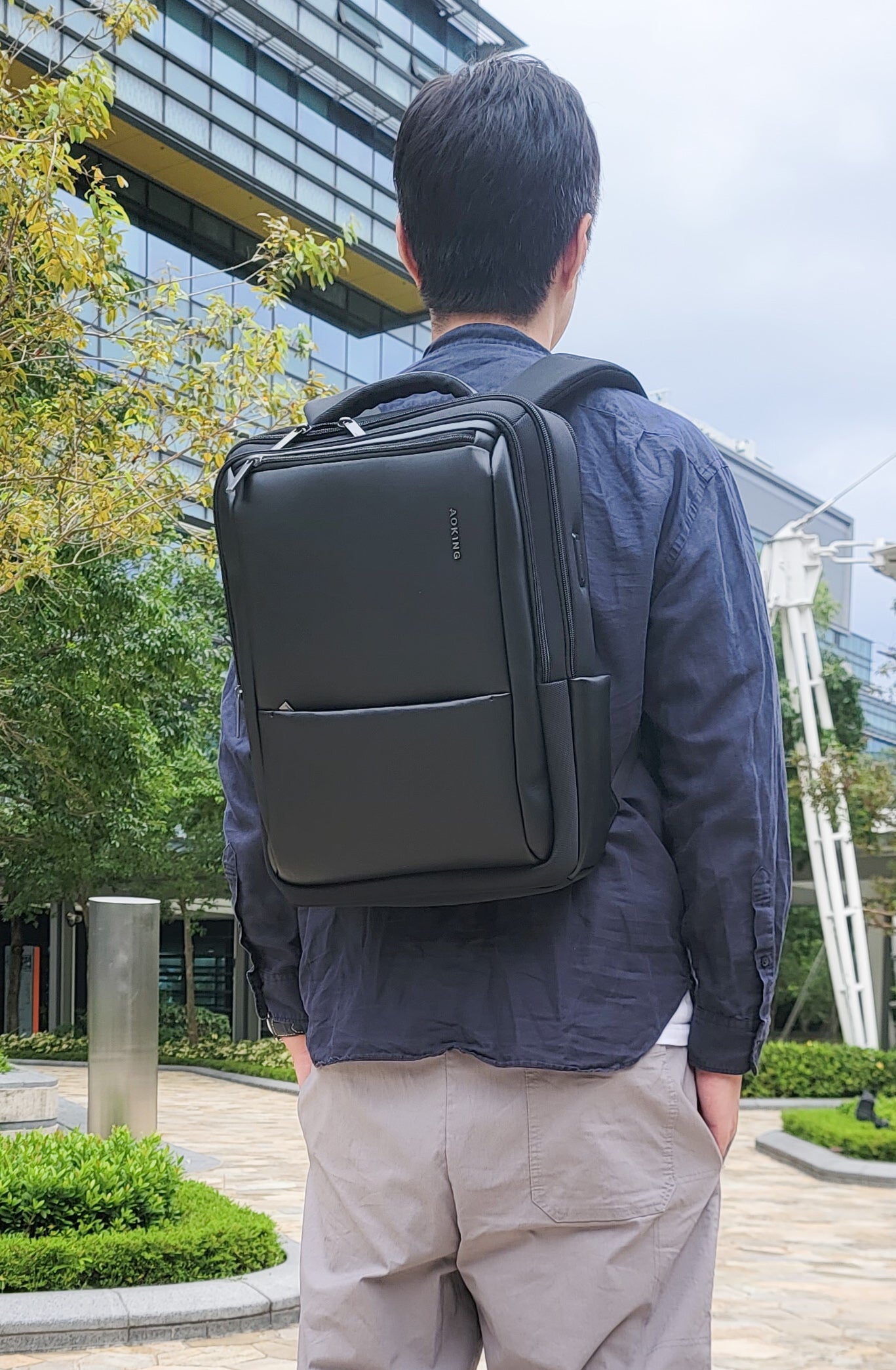 Aoking Business Laptop Backpack SN2283 Black