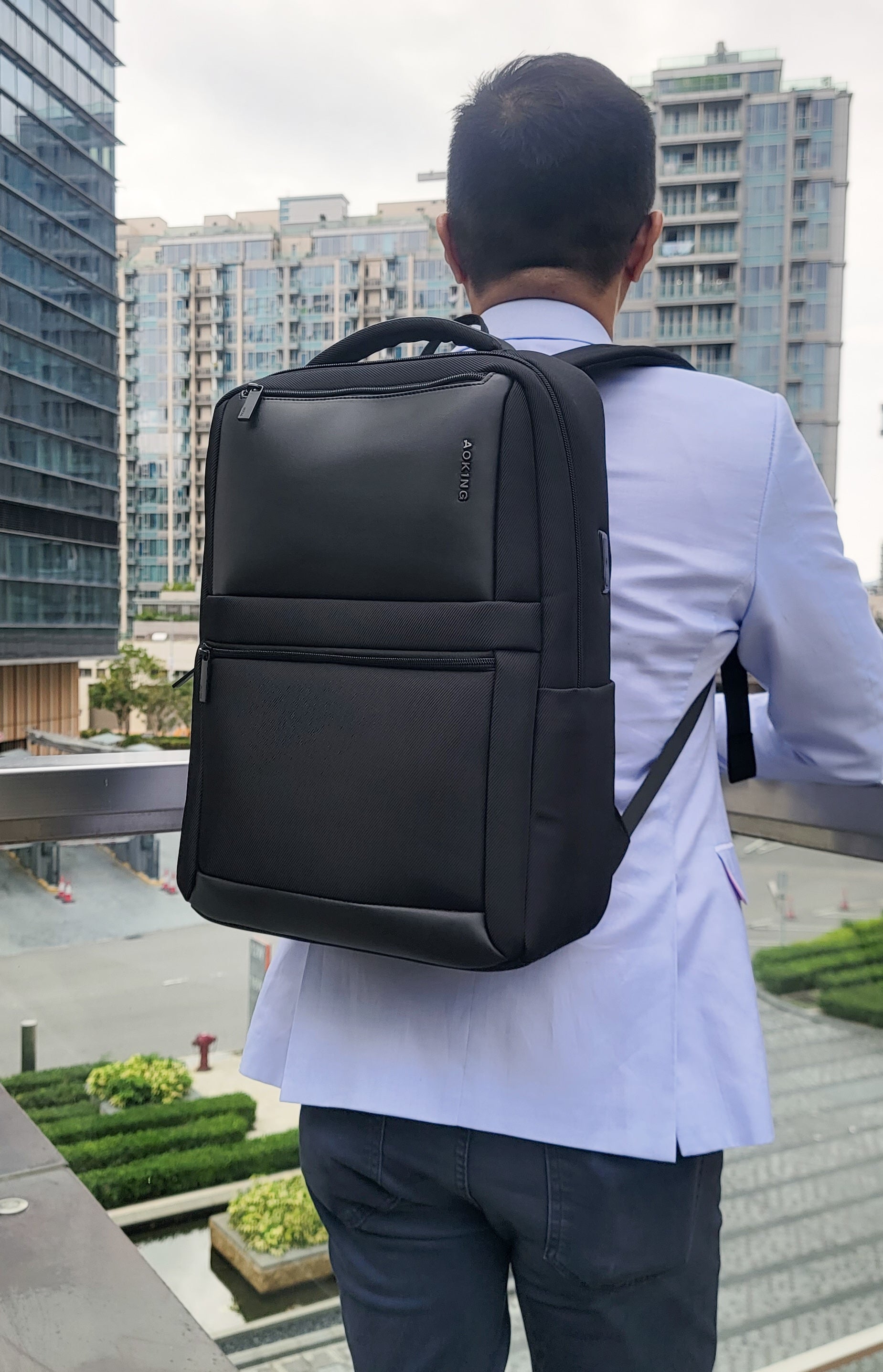 Aoking Business Laptop Backpack SN3075 Black