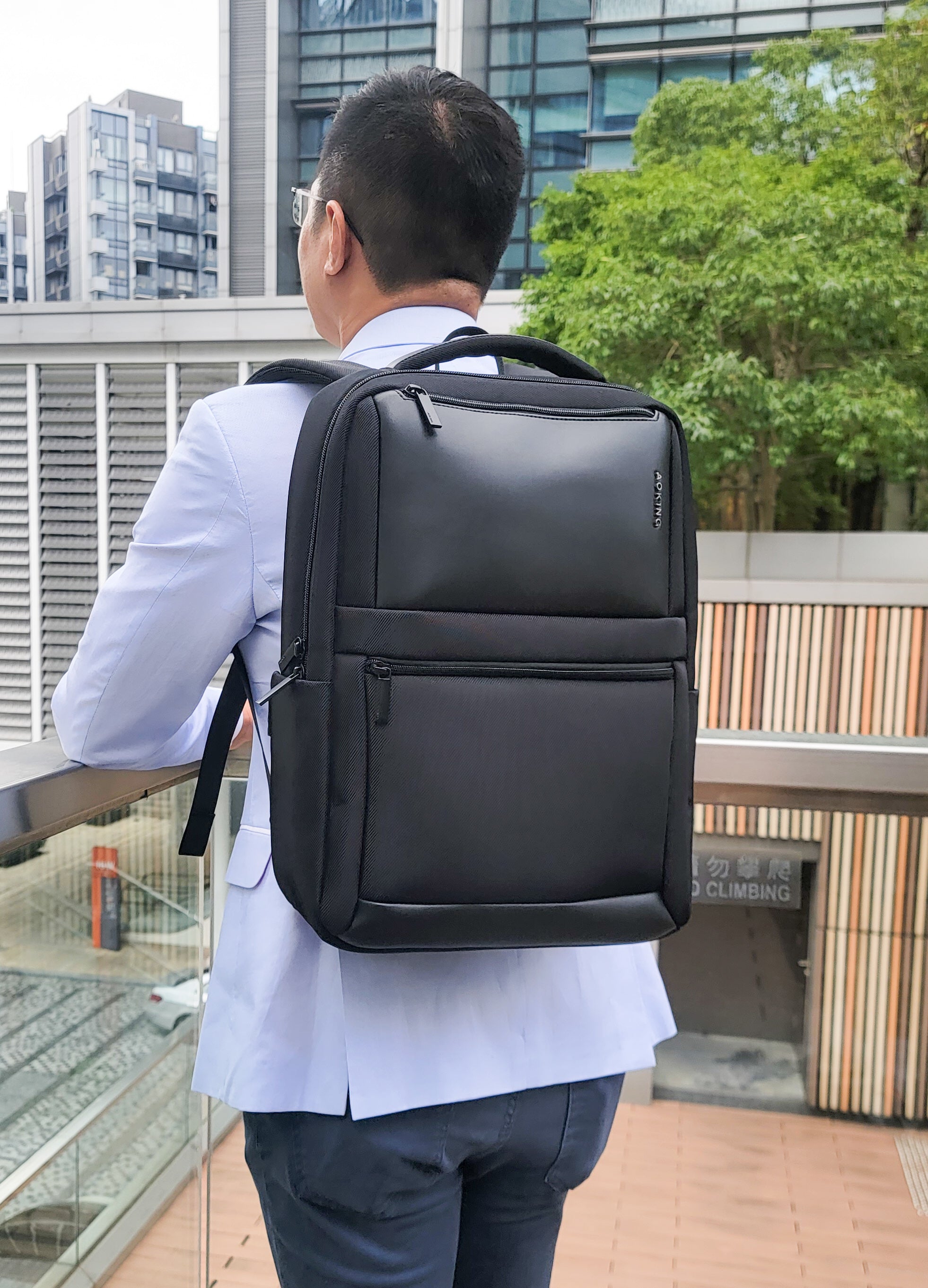 Aoking Business Laptop Backpack SN3075 Black