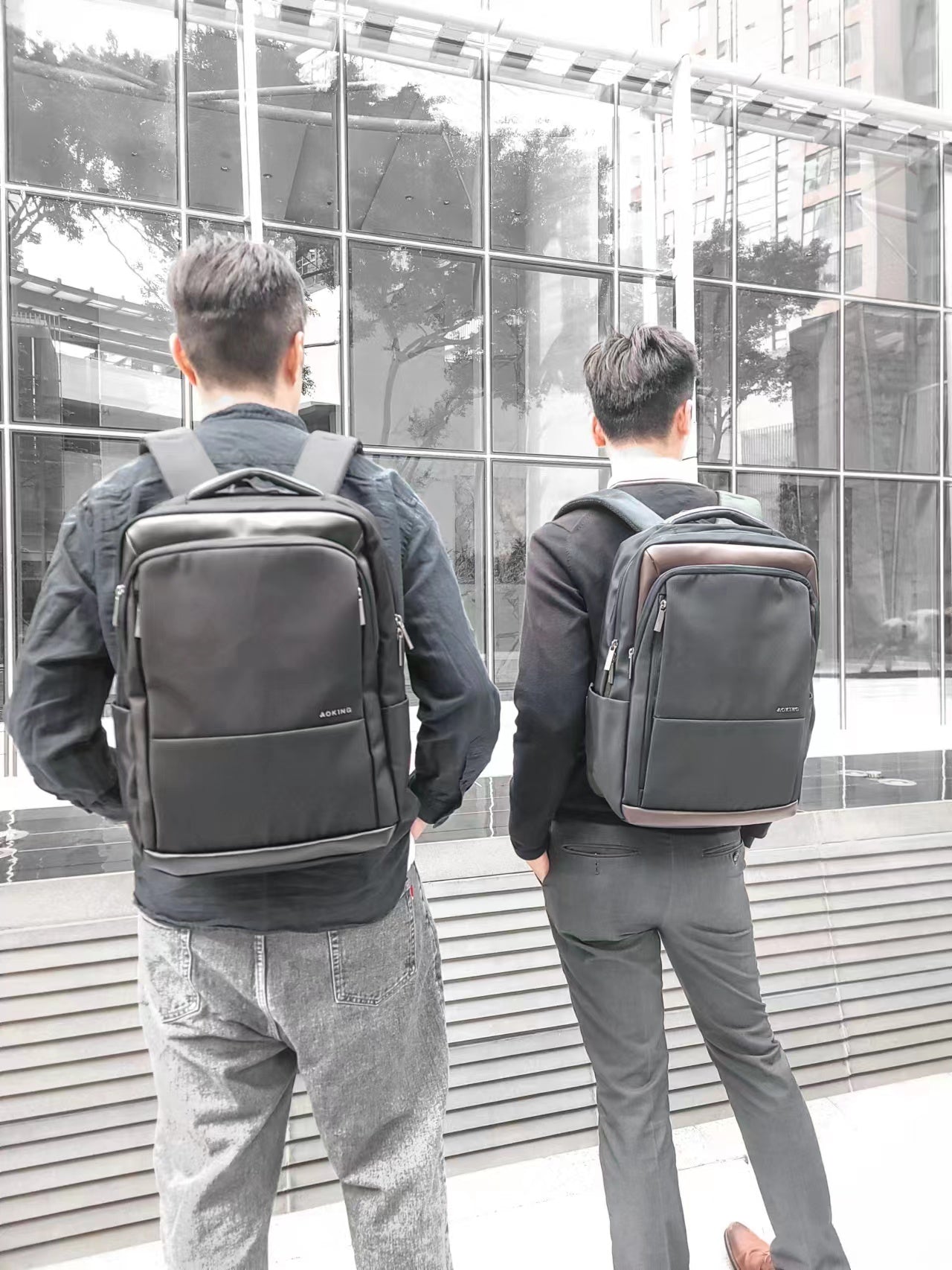 aoking laptop backpack Aoking Business Laptop Backpack SN2119 Black – Aoking HK