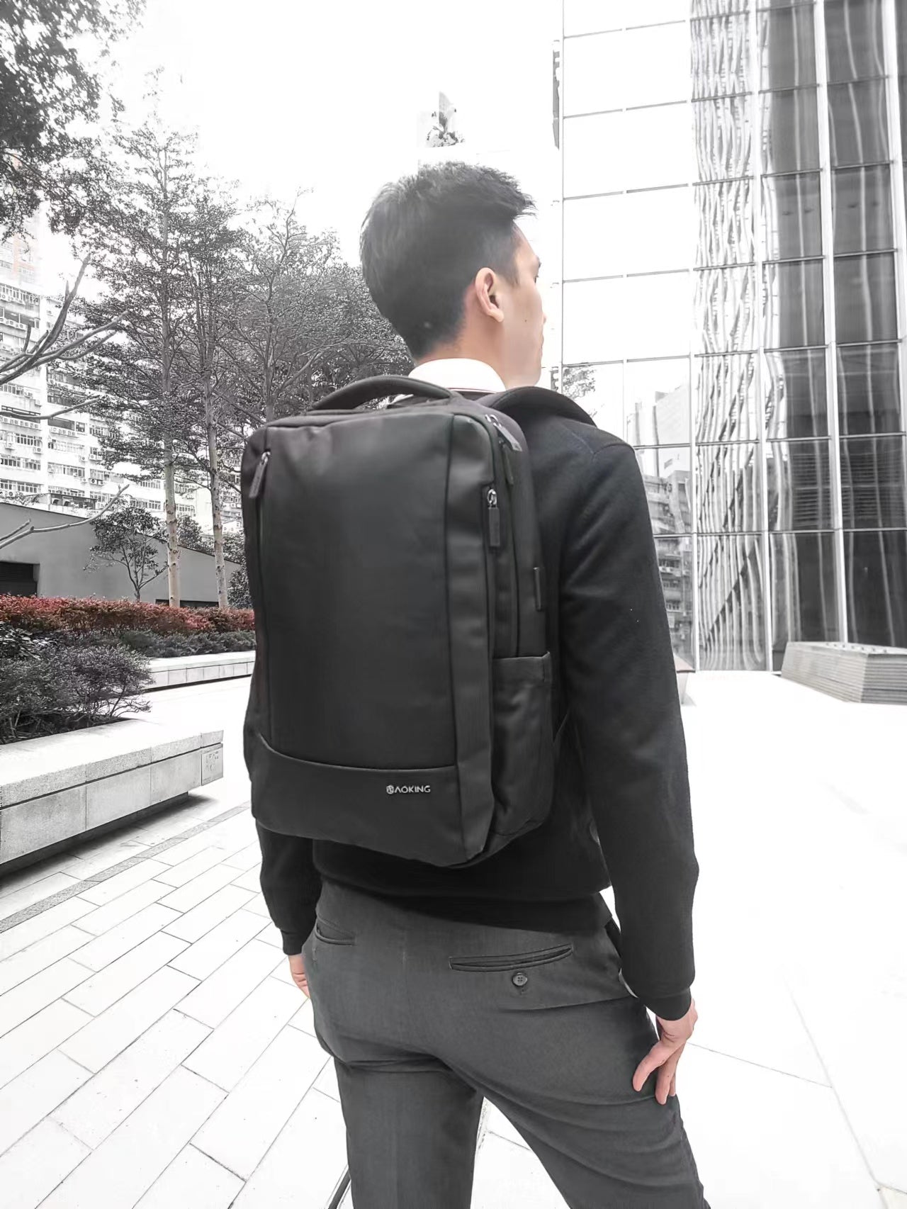 Aoking Business Laptop Backpack SN1290 Black