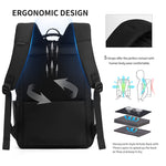 Load image into Gallery viewer, Aoking Business Laptop Backpack SN3087 Black
