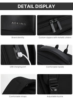Load image into Gallery viewer, Aoking Business Laptop Backpack SN3087 Black
