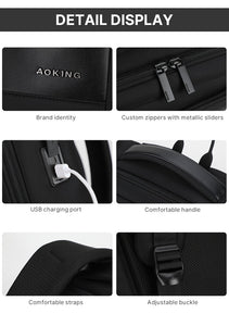 Aoking Business Laptop Backpack SN3087 Black