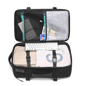 Anti-theft Lock Travel business backpack briefcase 1090 Black