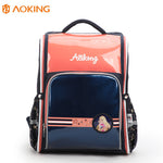 Load image into Gallery viewer, Aoking 小學生護脊彈力肩帶減重書包 BN1012粉紅色
