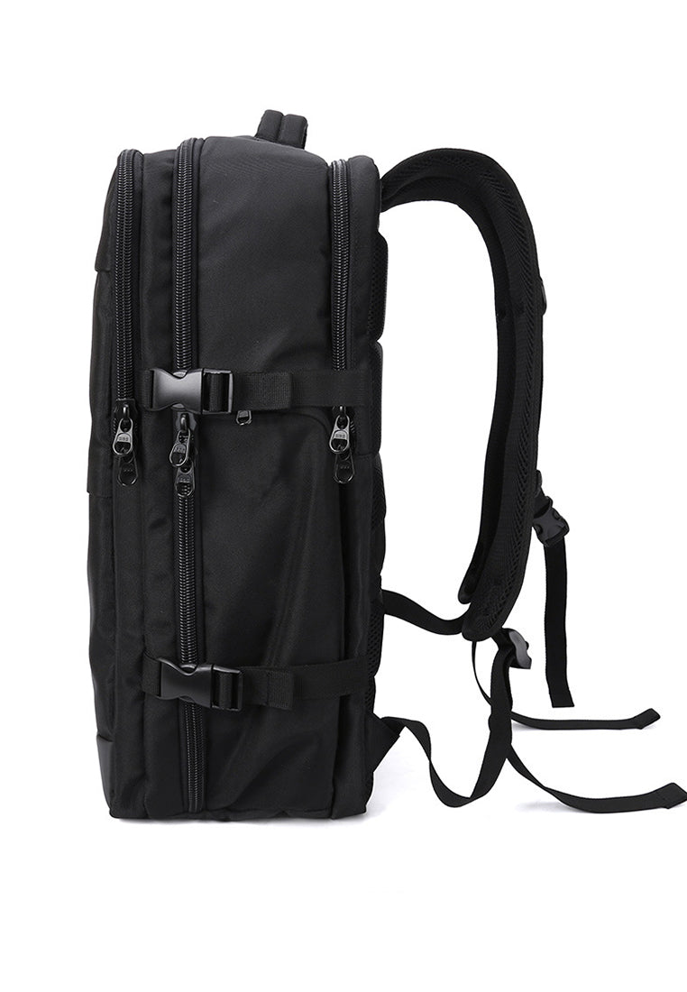 Waterproof Travel Business Backpack With Shoes Compartment 6684 Black