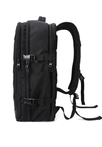 Waterproof Travel Business Backpack With Shoes Compartment 6684 Black