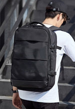 Load image into Gallery viewer, Waterproof Travel Business Backpack With Shoes Compartment 6684 Black
