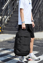 Load image into Gallery viewer, Waterproof Travel Business Backpack With Shoes Compartment 6684 Black
