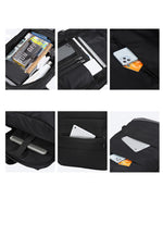 Load image into Gallery viewer, Waterproof Travel Business Backpack With Shoes Compartment 6684 Black
